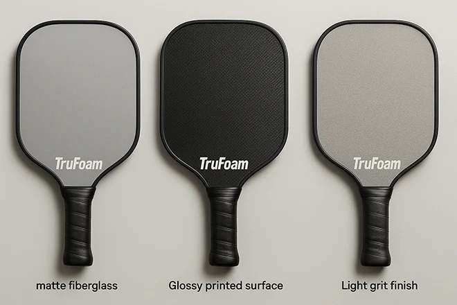 TruFoam pickleball paddles surface materials - 111