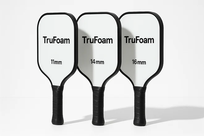 TruFoam pickleball paddles thickness - 111