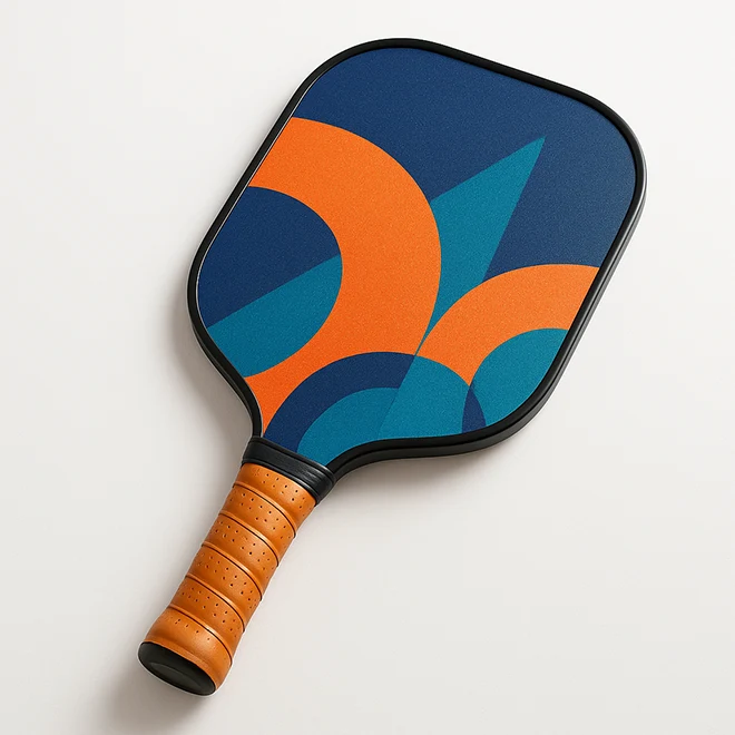 custom fiberglass pickleball paddle with printing - 123