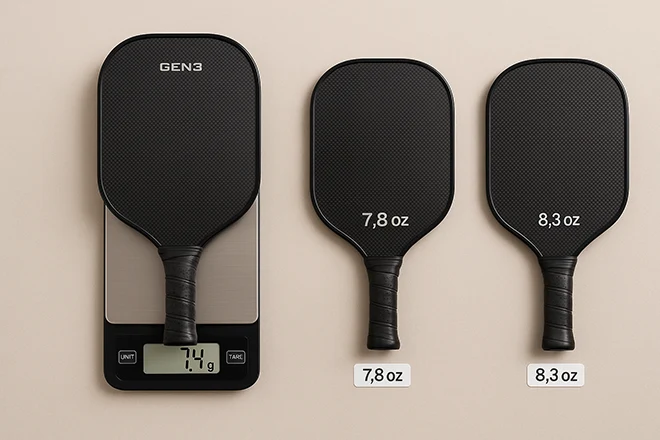 gen3 pickleball paddle weight - 1
