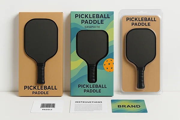 graphite pickleball paddle packaging - 123