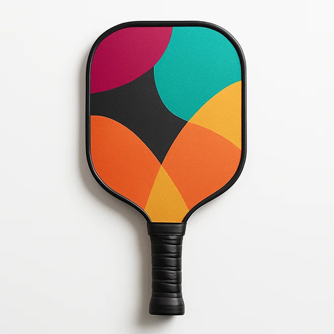 graphite pickleball paddle with full printing - 111