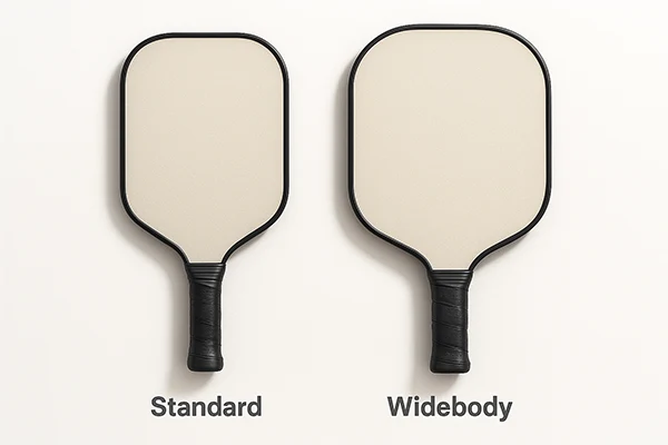 pickleball paddle shapes - 1