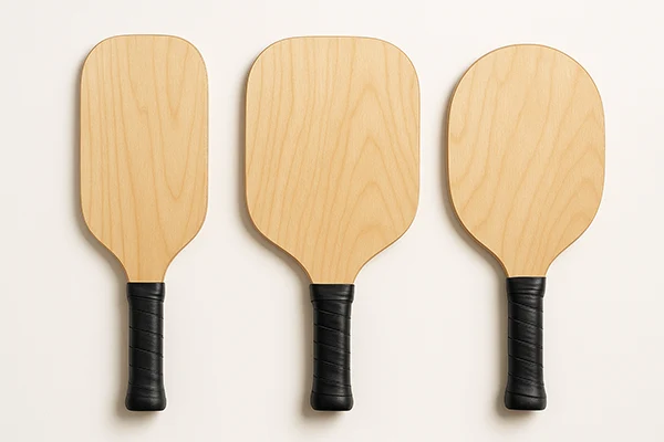 wooden pickleball paddle shapes - 111