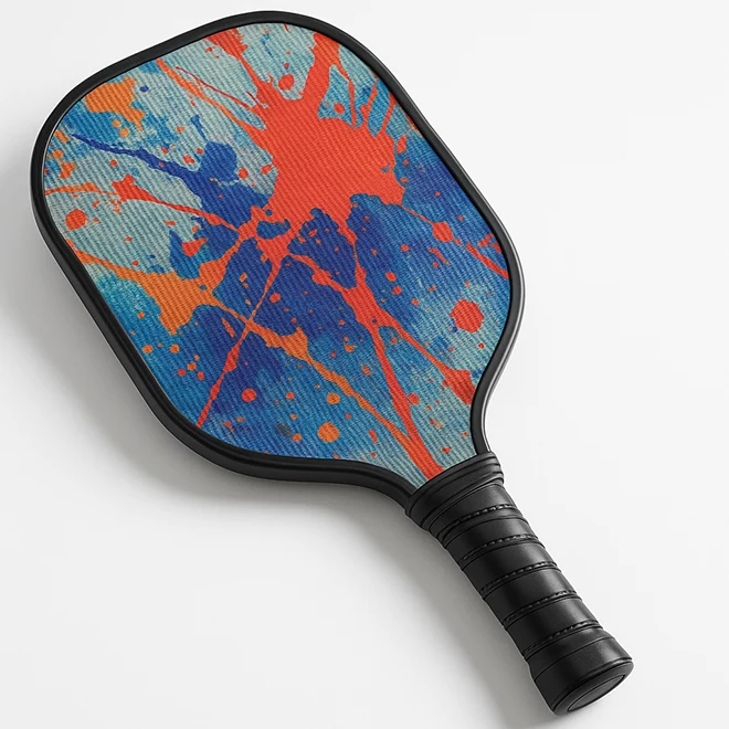 custom Kevlar pickleball paddle with printing - 11