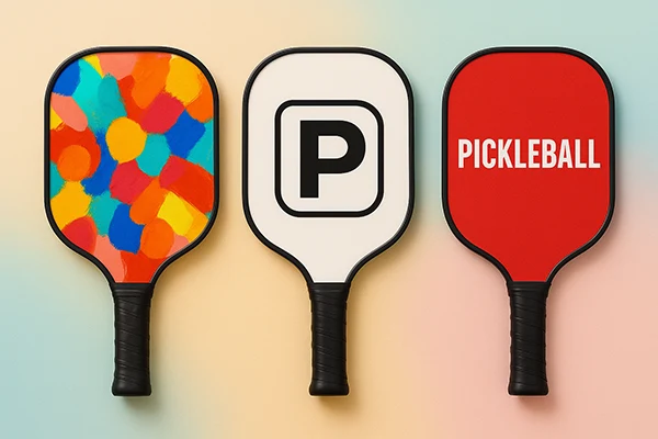 thermoformed pickleball paddles with printing - 111