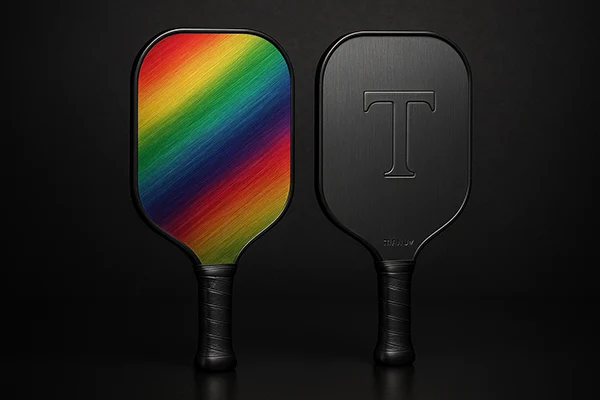 titanium pickleball paddles with printing - 11