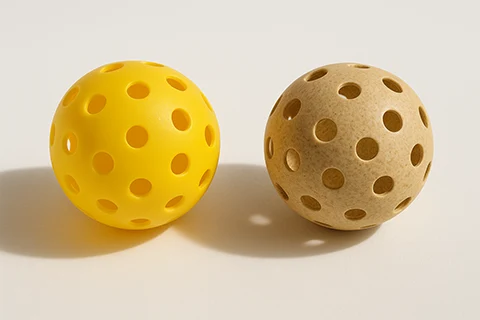different materials of outdoor pickleball balls - 1