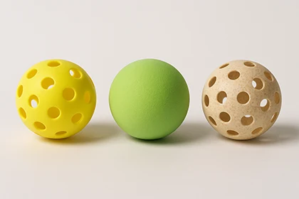 indoor pickleball balls with different materials - 1