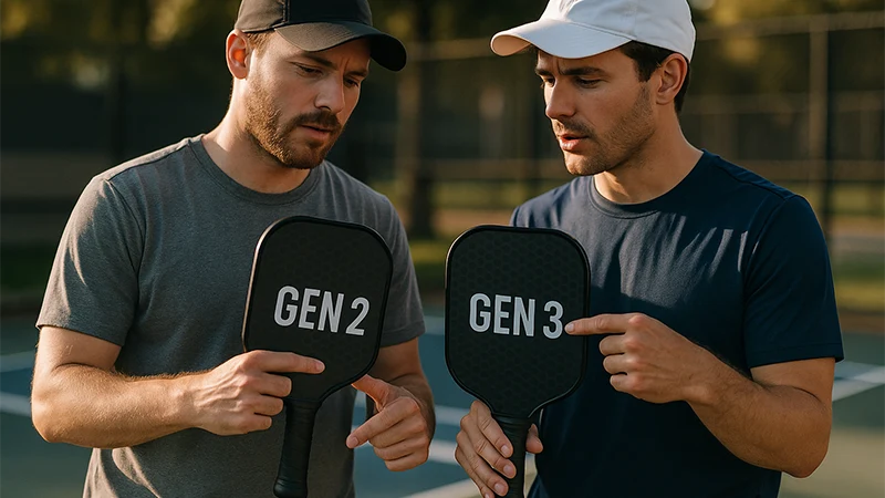 gen 2 vs gen 3 pickleball paddle - 1