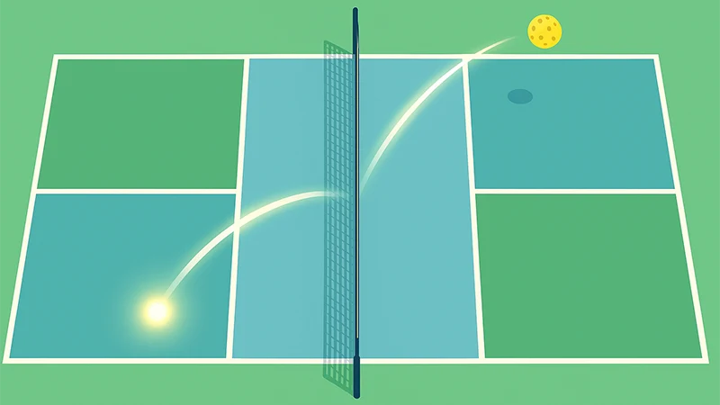 pickleball double bounce rule - 1