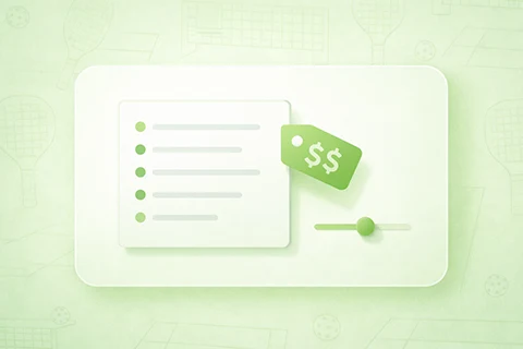 quote checklist with price tag and options slider - 1